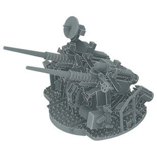 明轮 1/700 伍斯特号巡洋舰 防空武器组/雷达组 3D打印树脂模型