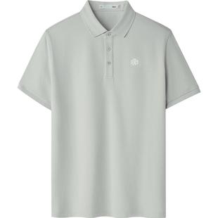 HLA/海澜之家SPRINTING SMILE短袖POLO衫26春夏新凉感刺绣上衣男