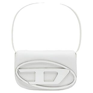 [礼物][经典]DIESEL女士1DR中号白色斜挎包叮当包X08396PR818