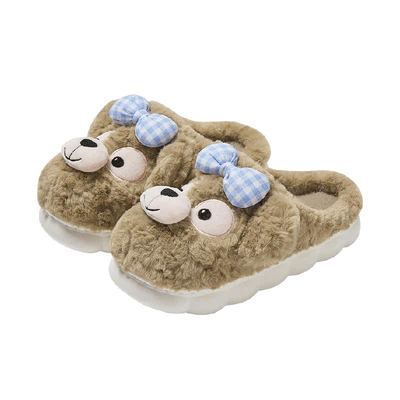 dmpd可爱包头保暖通用防滑棉拖