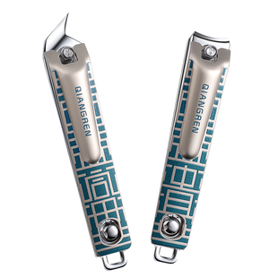 强人旗舰店大号指甲刀斜口指甲钳指甲剪刀套装剪指刀单个家用便携