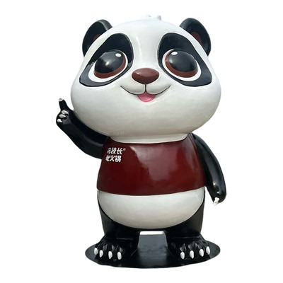 玻璃钢卡通雕塑定制商场门头装饰