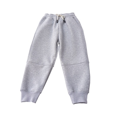 男童加绒卫裤秋冬季2025新款