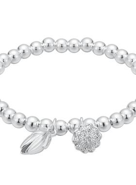 顺钦银楼s999纯银手串女小清新