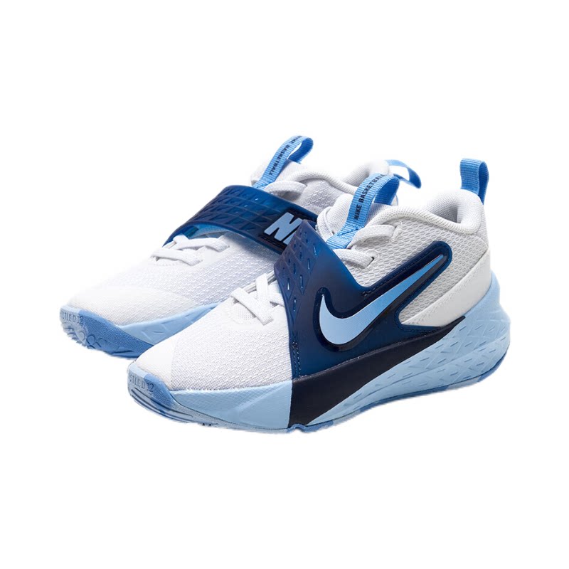 耐克NIKE小童鞋篮球鞋男童女童运动鞋魔术贴休闲鞋HF6280-100