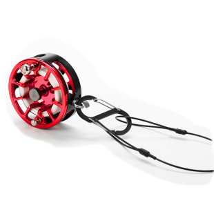 千竹筏钓专用打窝轮带50米光滑尼龙线泥鳅虾笼糠饼悬挂轮垂钓