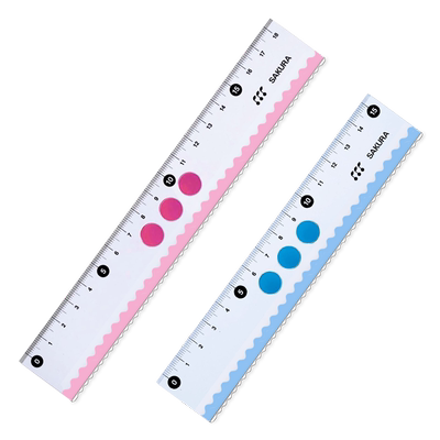 日本樱花小学生波浪直尺