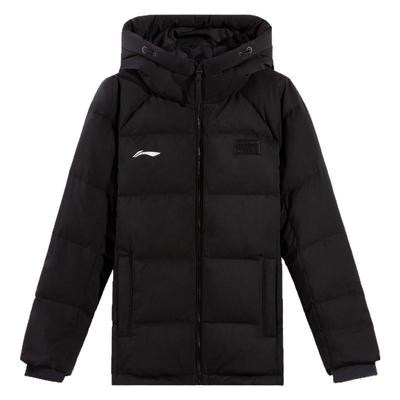 李宁羽绒服女短款加绒保暖女外套