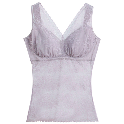 薄款带胸垫收腹塑身衣