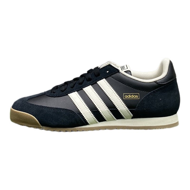 正品T头鞋Adidas三叶草德训板鞋