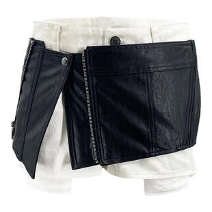 LinyiLi【明星同款】短裤女冬辣妹御姐风可拆牛仔低腰热裤