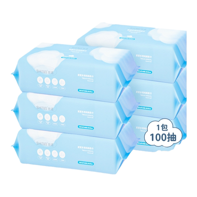 丝诺100%全棉棉柔巾碎冰蓝洗脸巾