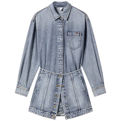 MissSixty长袖牛仔连衣裙