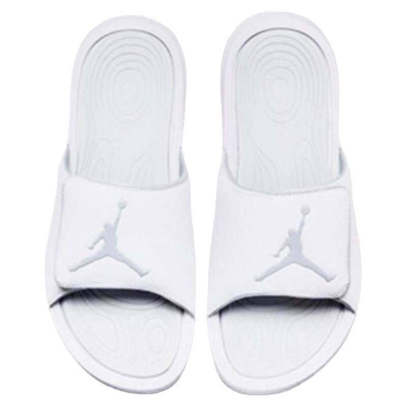 耐克 Air Jordan Hydro 6夏季黑白男女AJ6运动休闲拖鞋881474-100
