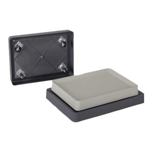 隐藏轮移动花盆托盘长方形盆景盆滚轮底座万向轮搬花盆花架神器