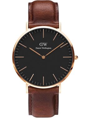 DW手表男 CLASSIC系列经典皮质男表商务时尚简约手表男士腕表40MM