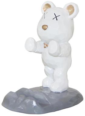 可爱暴力熊手机平板支架创意摆件