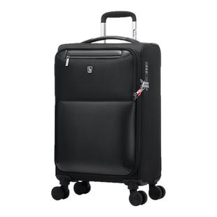 爱华仕行李箱牛津布行李箱20寸侧开大容量商务出差前开盖登机箱男