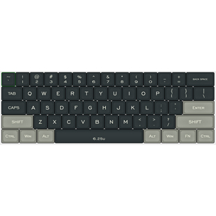 GH60 Wooting 61键 1K回报率QMK热插拔机械键盘RGB背光VIA改键