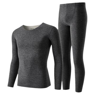男士羊绒蚕丝无痕保暖内衣套装