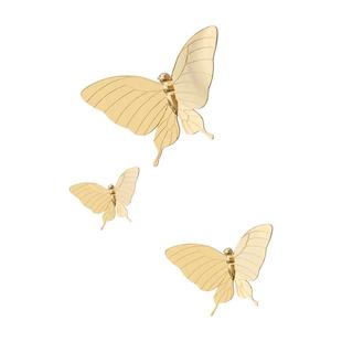 立体蝴蝶装饰墙面墙上挂件创意沙发背景房间壁挂墙饰卧室床头挂饰