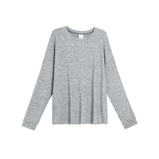 Turn Signal潮牌长袖T恤女春2026新款中长款休闲宽松显瘦打底上衣