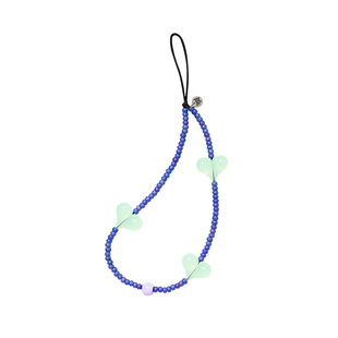 String Ting 心动紫罗兰手机链Violet Crush适用于iPhone全系列便携挂链挂绳腕带配件串珠链条爱心ins时尚