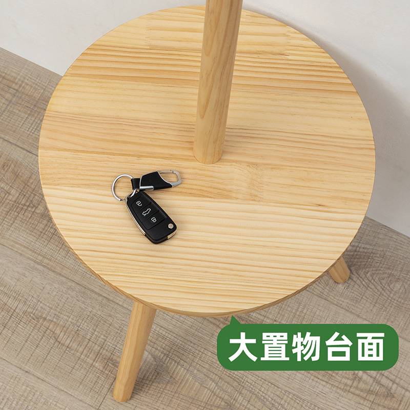 24实木衣帽架衣架落地挂衣架挂家用的立式架架子落地衣服卧室简约