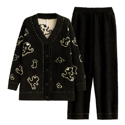 【商场同款】悦内女半边绒睡衣