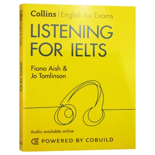 柯林斯雅思听力 新版 英文原版 Listening for IELTS 英文版雅思考试工具书 进口原版英语书籍教材