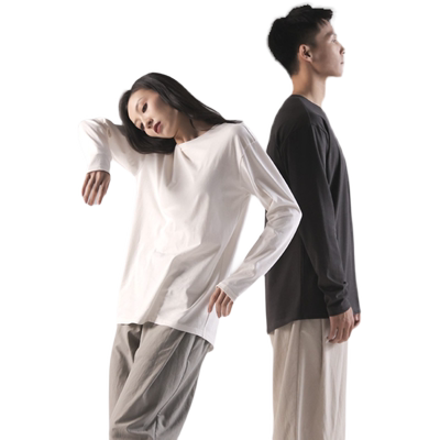 柏屋ind系列现代舞长袖100%纯棉