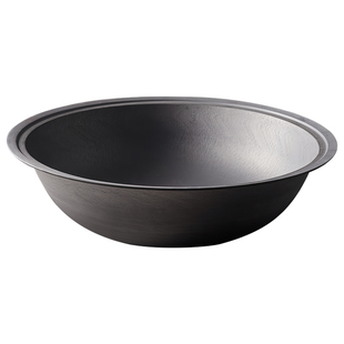 农村老式印锅柴火灶大铁锅生铁氮化免开锅土灶专用宽边铸铁炒菜锅