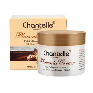 澳洲chantelle绵羊油香娜露儿羊胎素葡萄籽面霜保湿清爽100ml无油