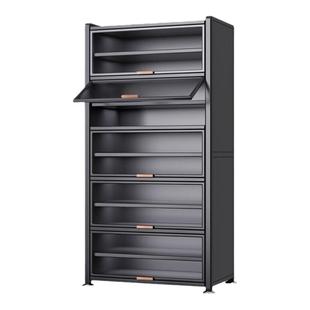 鞋柜家用门口收纳柜爆款室内大容量一体靠墙入户防尘门外走廊鞋架