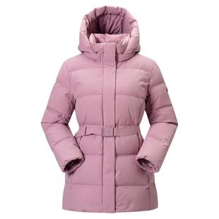 LAFUMA乐飞叶户外冬季鹅绒羽绒服女士松紧腰防风拒水保暖外套上衣