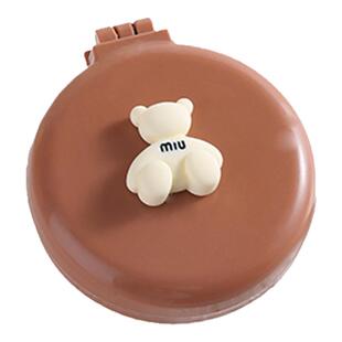 可爱小梳子随身便携气垫梳儿童女孩折叠气囊梳按摩梳镜子一体