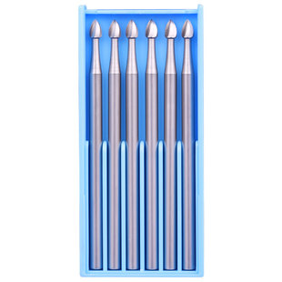 正品德国桃针雕刻刀铣刀骨木核雕套装刀头珠宝首饰微雕打金工具F6