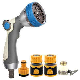 花园浇花洗车洒水喷头家用金属冲刷汽车高压枪头园艺浇水花洒神器