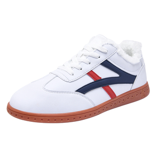 冬季太极鞋男女武术鞋中老年打太极拳鞋八段锦练功鞋加绒保暖棉鞋