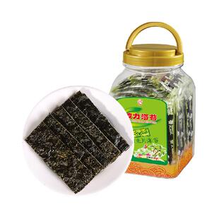 波力海苔夹心脆132g*1罐罐装夹心海苔脆儿童零食紫菜休闲食品
