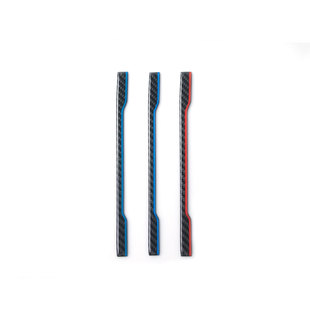 适用宝马中网三色条新X3改装碳纤维前栅格装饰条G01G08个性外饰贴