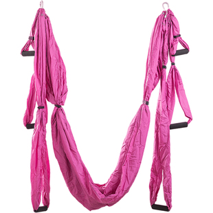 空中瑜伽吊床家用初学者安装配件固定盘掉床彩色布送空中瑜伽教程