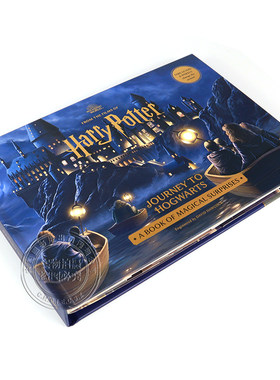 英文原版 哈利波特的霍格沃茨之旅 魔法惊喜立体书 精装 Harry Potter's Journey to Hogwarts Pop-Up Book 电影周边