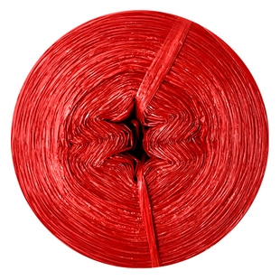 塑料绳子捆绑绳打包绳包装绳打捆扎绳PP撕裂带膜透明/白色红色5斤