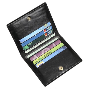 复古油蜡皮卡包女新款超薄小巧银行证件卡套驾驶证小钱包简约卡夹