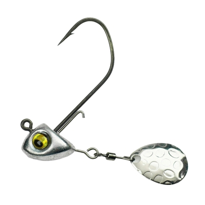 旋转亮片铅头钩黑坑鲈鱼鳜鱼翘嘴