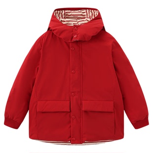 【2025秋冬】Petitbateau小帆船童装儿童双面穿羽绒服A0GIA