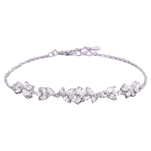 老凤祥足银紫藤花手链女款2026新款纯银手串首饰生日礼物赠送女友