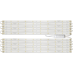 led64.5cm客厅水晶灯条三色变光65cm长灯板贴片灯片led灯条贴片