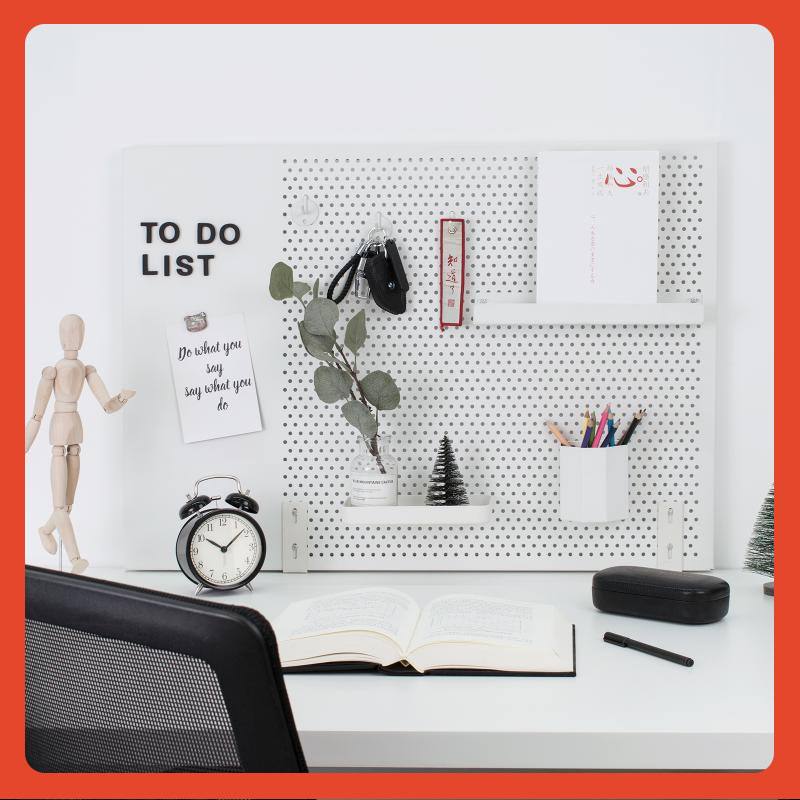 ?桌面支架桌边固定器办公室免打孔夹子洞洞板置物收纳配件